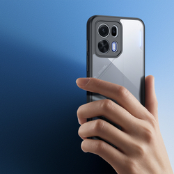 Чехол прозрачный с черными мягкими рамками для OPPO K15 Pro, серия Aimo Series Case от Dux Ducis