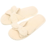 Тапочки женские домашние «COZY», цвет бежевый, р-р 40-41