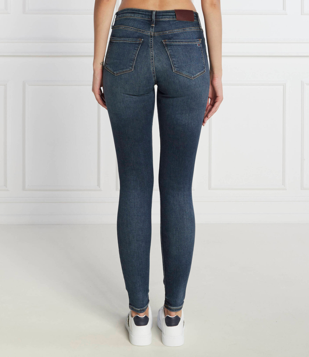 Джинсы TH FLEX COMO SKINNY RW SAU Tommy Hilfiger - темно-синий(WW0WW39614)