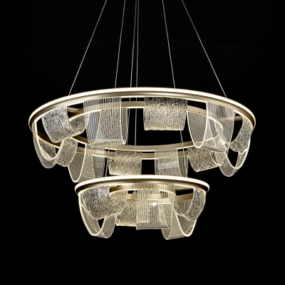 Подвесной cветильник LED4U L7706-800-460 GD