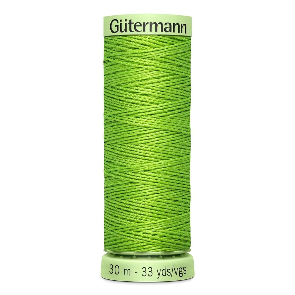 Нитки отделочные Gutermann Top Stitch 30 (30 метров), 5 кат. | 336 лаймовый