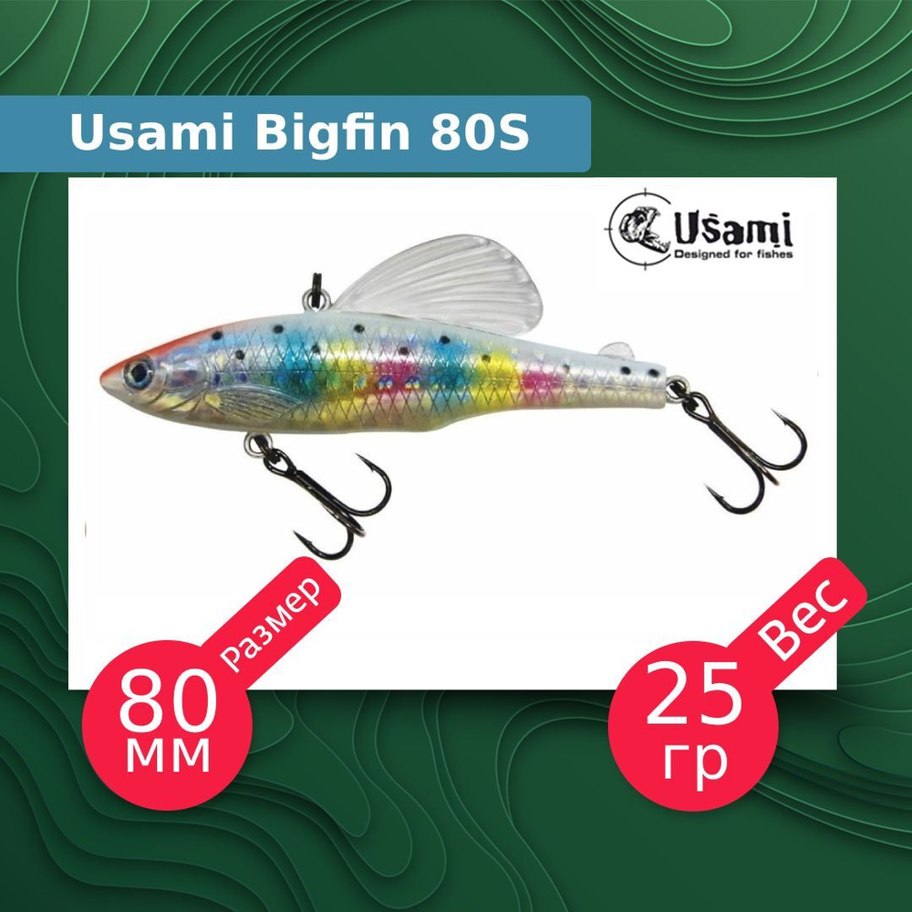 Воблер для рыбалки Usami Bigfin
