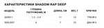 Воблер Shadow Rap Deep 11 11см 13гр цвет YP медленно тонущий