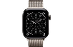 Apple Watch S11 46 mm Titanium Natural case | Natural Milanese Loop, M/L