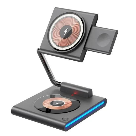 Беспроводное зарядное устройство WiWU Geek 3in1 Черный