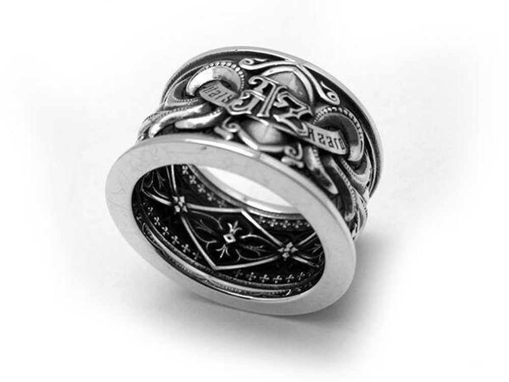Кольцо из серебра Tattoo-4 AZR-14