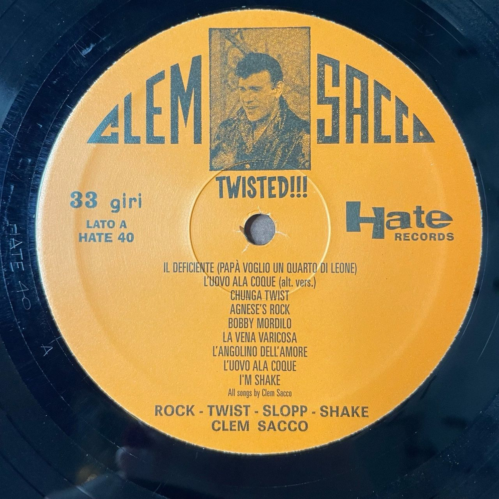 Винтажная виниловая пластинка LP Clem Sacco Twisted (Italy 2011)