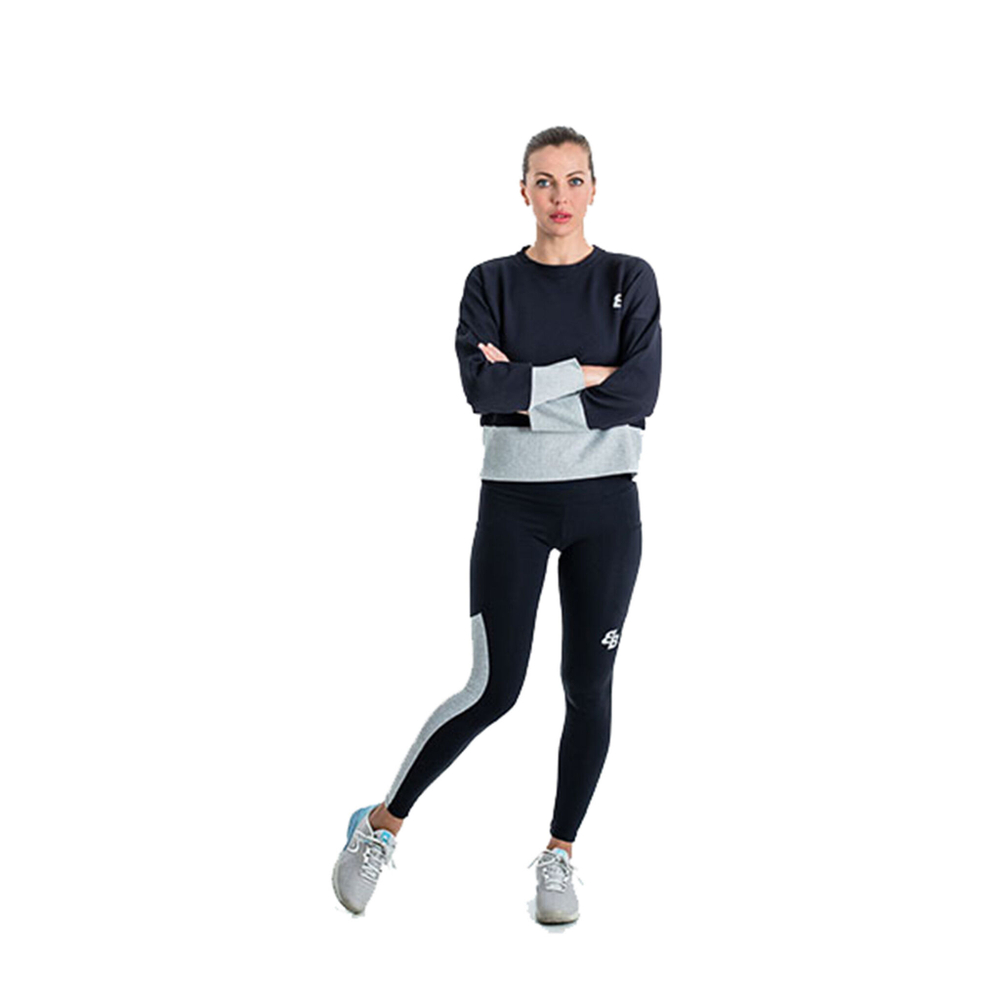 Женские теннисные брюки BB by Belen Berbel Dark Tight Women - Black, Lightgrey