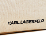 Сумка-шопер signature canvas Karl Lagerfeld - кремовый(240W3884)