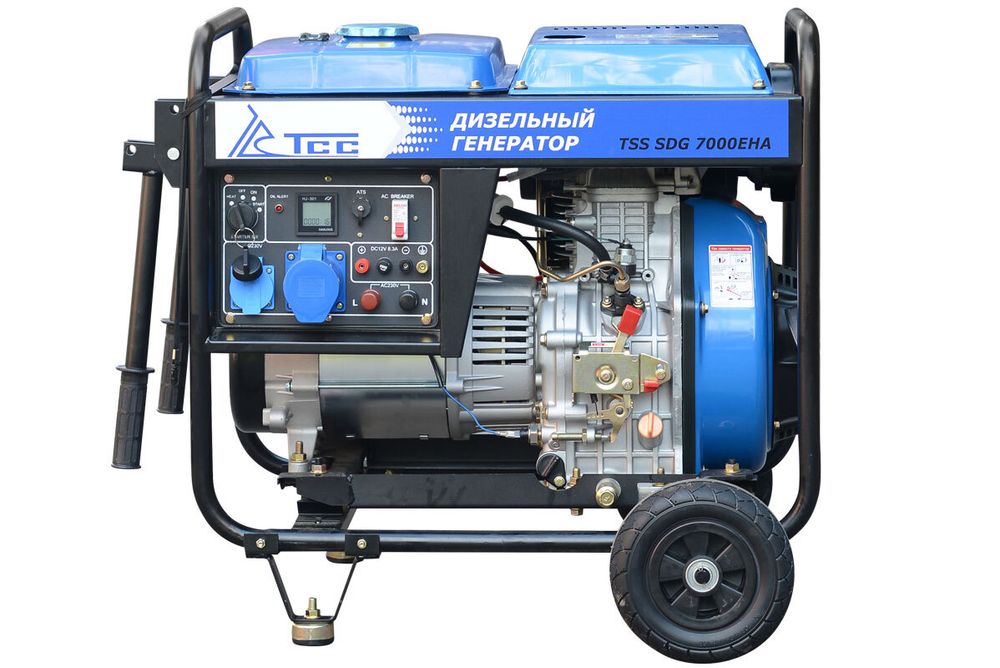 Дизель генератор TSS SDG 7000EHA - [6.5 кВт / 28,2 А] в блоком АВР