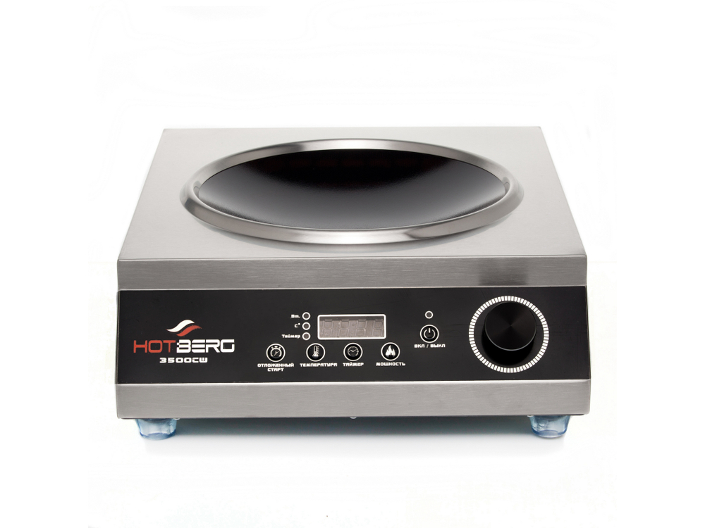 Вок индукционная плита Hotberg DB3500CW, 3.5 кВт.