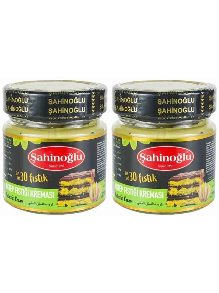 Фисташковая паста Sahinoglu Fistik kremasi 220 г x 2 шт