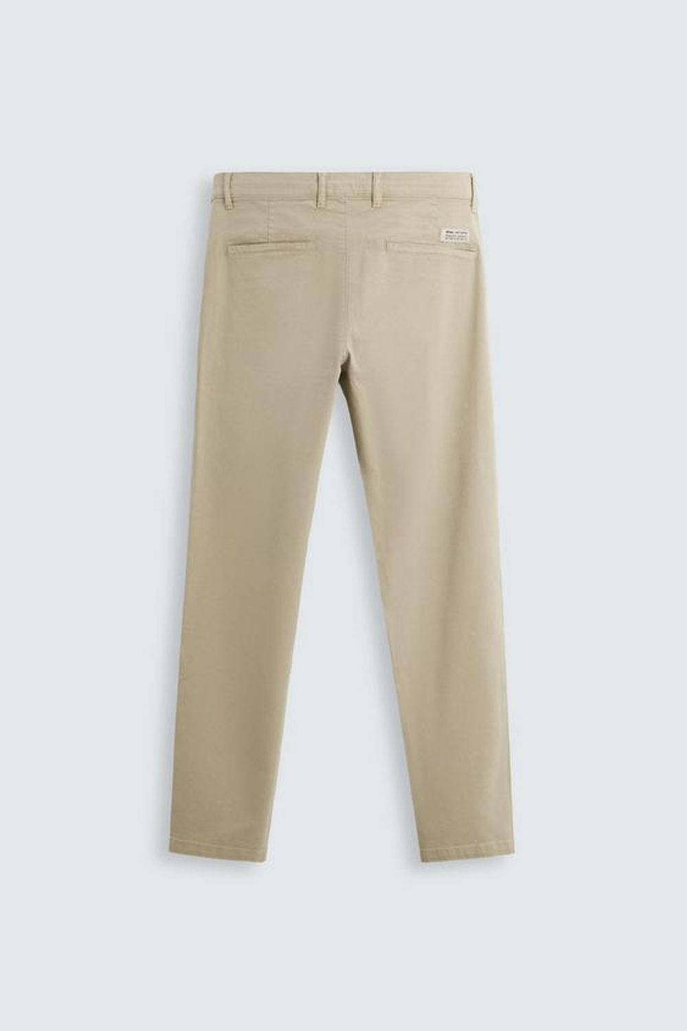 ZARA БРЮКИ ЧИНОС SKINNY FIT, БЕЖЕВЫЙ