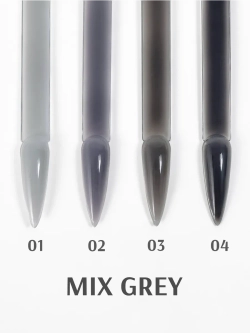 Гель для ногтей MIX GREY 04/ 20г