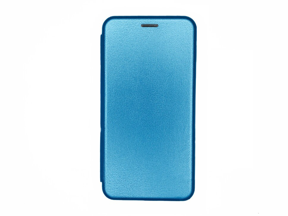 Чехол-книжка Huawei P40 Lite Fashion Case кожаная боковая голубая