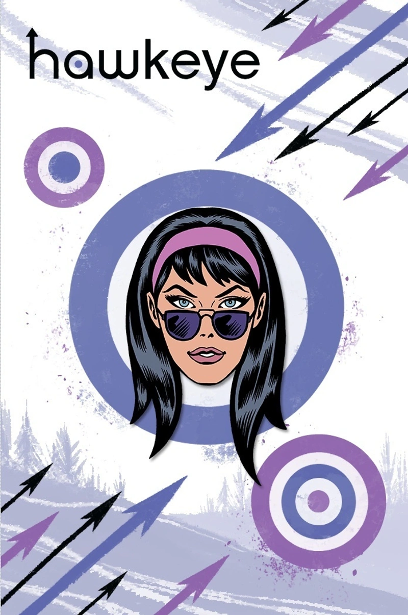 Металлический пин «Hawkeye Kate Bishop»