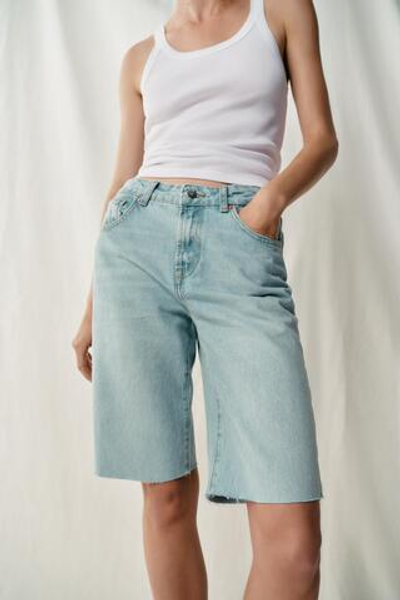 ДЖИНСОВЫЕ ШОРТЫ Z1975 СО СРЕДНЕЙ ПОСАДКОЙ — ZARA