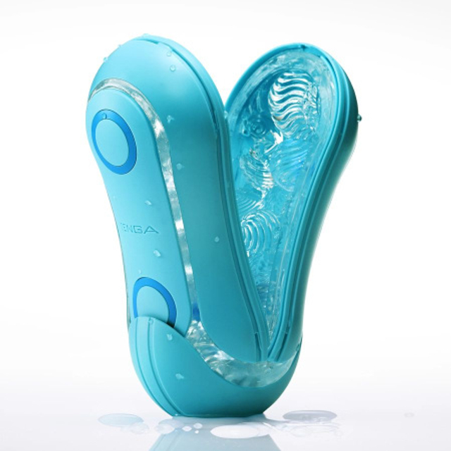 Мастурбатор Tenga Flip ORB Ocean голубой