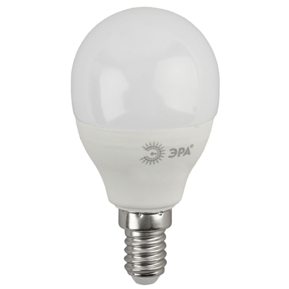 Лампа светодиодная ЭРА RED LINE ECO LED P45-10W-827-E14 10Вт шар теплый белый свет E14 | Лампы cветодиодные Шар (G/P)