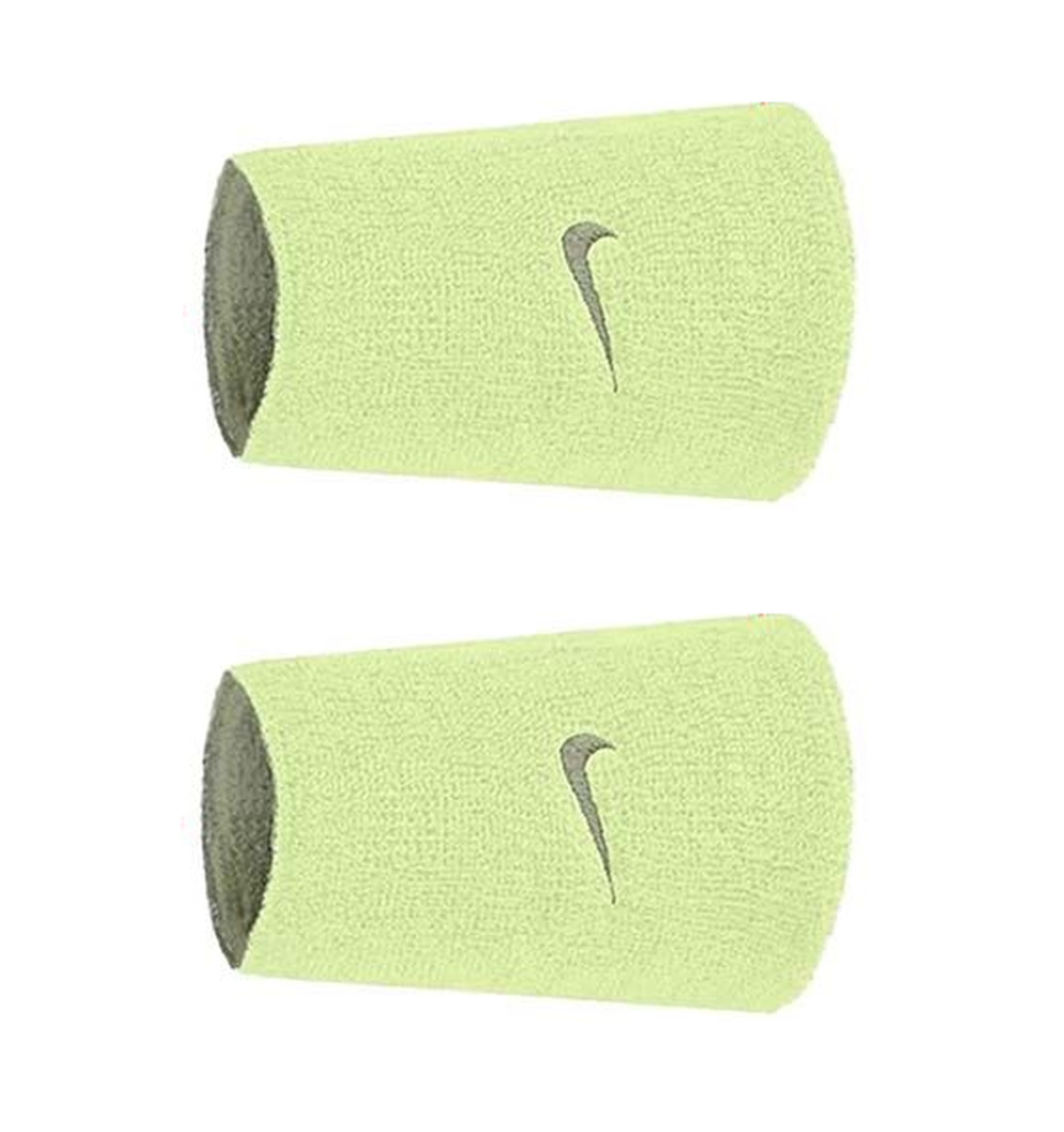 Frotka tenisowa Nike Swoosh Double Wide Reversible 2P - lime/olive