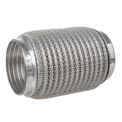 Компенсатор (гофра) выхлопной системы 3х-слойная WIRE MESH 75x150 UNIVERSAL D=75mm L=150mm GANZ GIG05330
