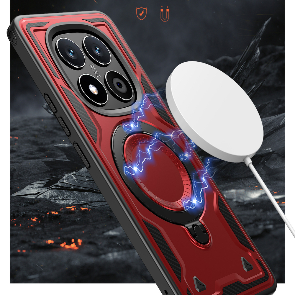 Чехол Magneto Case с кольцом для Xiaomi Redmi Note 14 Pro+