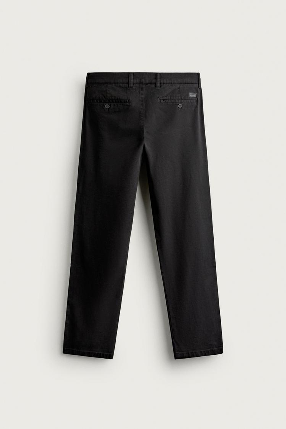 ZARA БРЮКИ ЧИНОС SLIM FIT, ЧЕРНЫЙ
