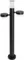 Наземный светильник Budapest A2360PA-3BK Arte Lamp
