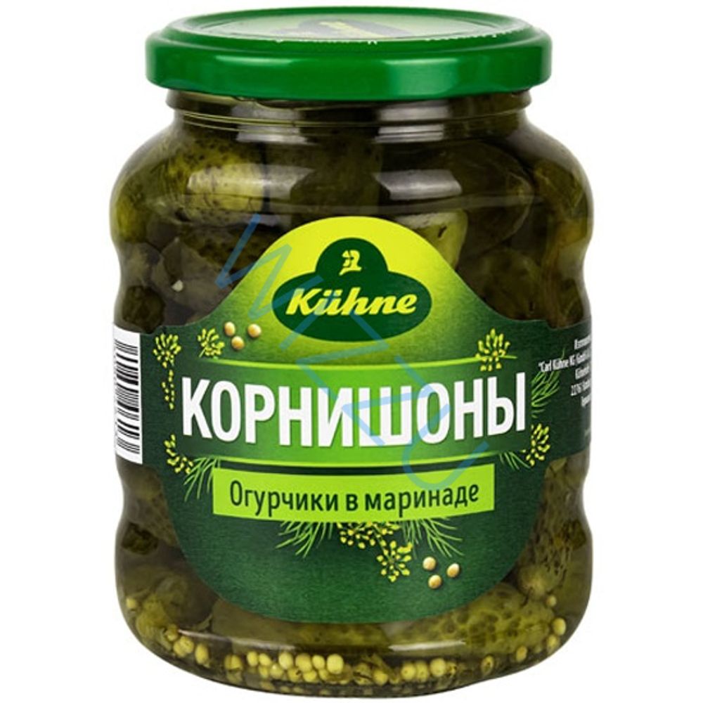 Огурчики Kuhne Отборные ст/б 330г
