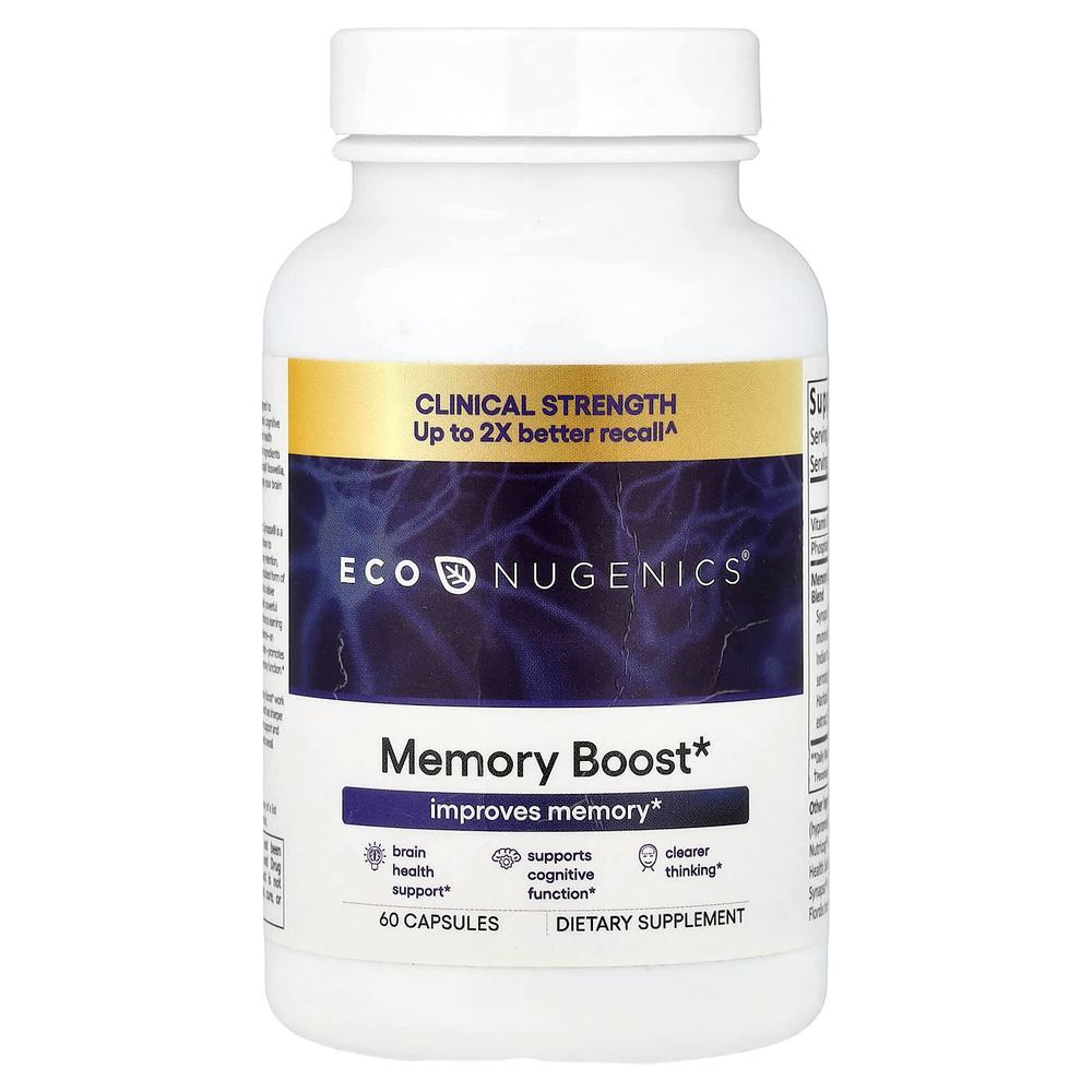 Econugenics, Memory Boost, 60 капсул