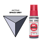 AK Interactive Space Grey Quick Gen - контрастная акриловая краска, 18 мл