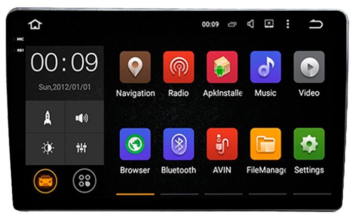 Магнитола в 10" рамку с экраном 10.36" 2K QLed - AIROC 2K RX-1010 Android 13, Быстрая, QLed+2K, CarPlay, SIM-слот