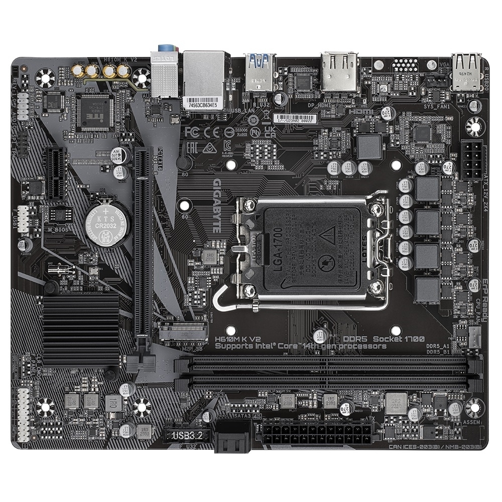 Материнская плата Gigabyte H610M K V2