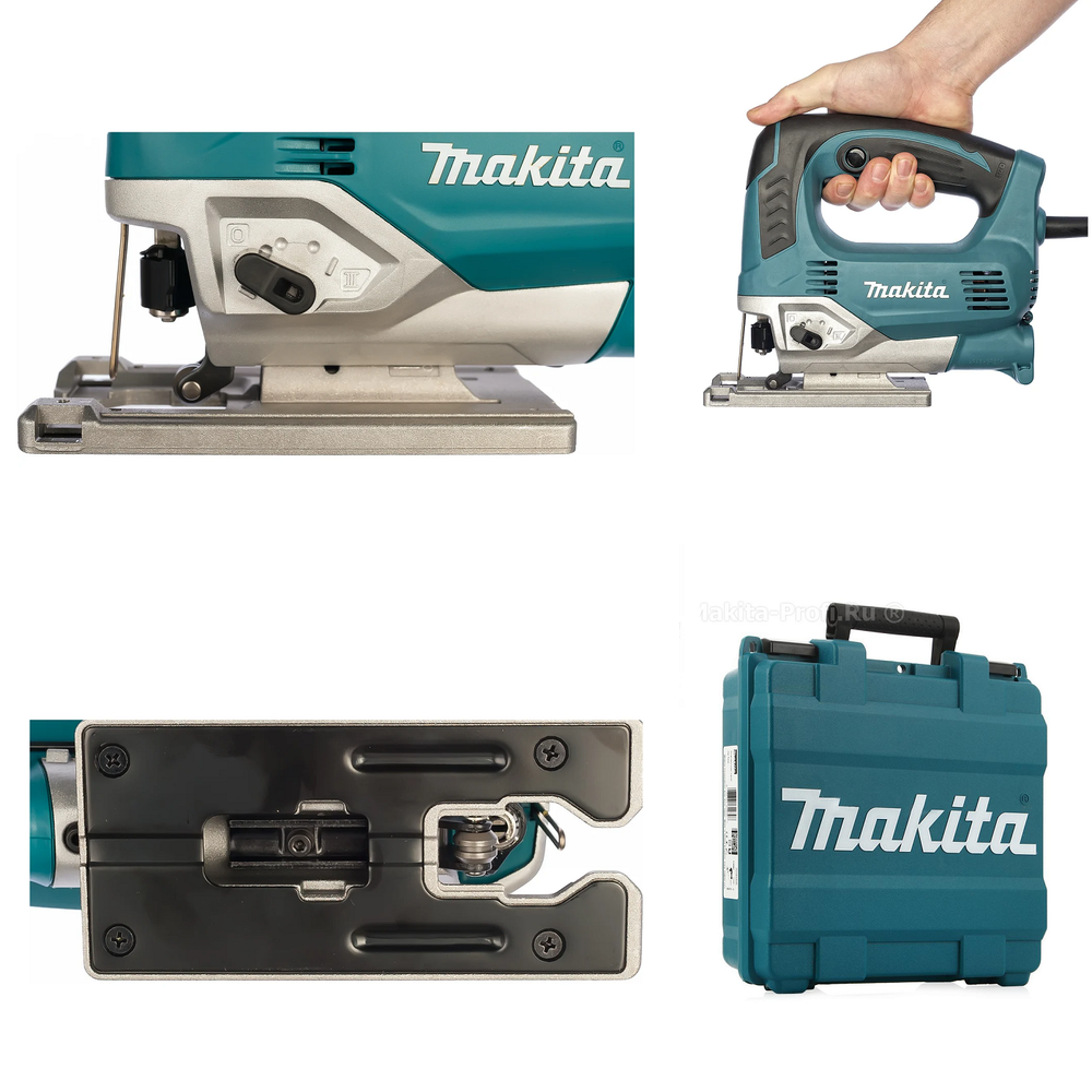 Электрический лобзик Makita 0,65 кВт с маятниковым ходом, в кейсе JV0600K