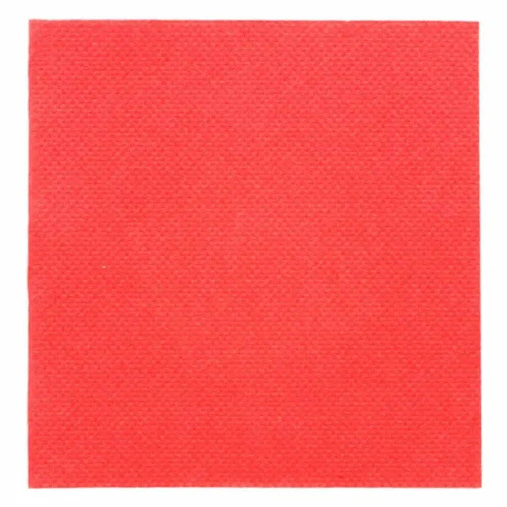 Салфетка двухслойная Double Point, красный, 20*20 см, 100 шт, бумага, Garcia de Pou