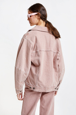 Куртка джинсовая утепленная женская LEVI'S LMC WEDGE SLEEVE TRUCKER LMC PINK SANDS