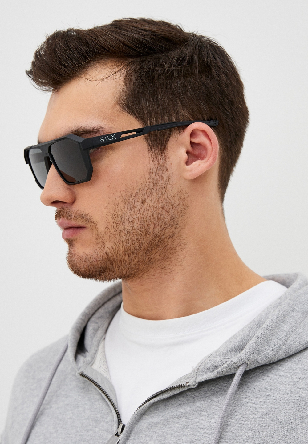 Спортивные очки HILX Juggernaut / Matt Solid Black / Black Polarized Lens