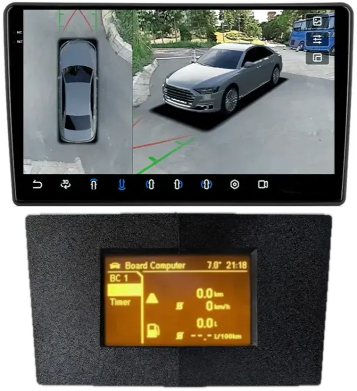 Магнитола для Opel Astra H (перенос БК вниз, черная) - Teyes CC3-2K-360 на Android 10, Быстрая, 2K QLED, CarPlay, 4G SIM-слот, 4 камеры в комплекте