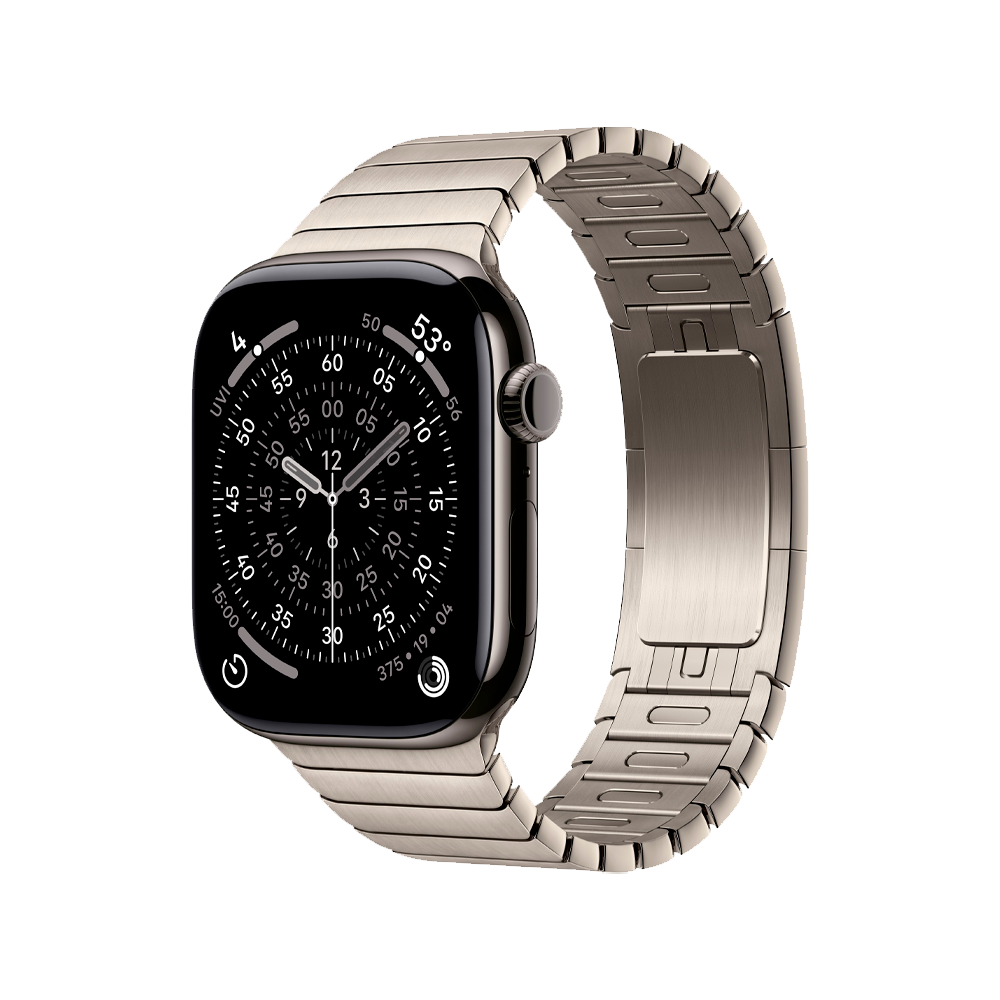 Умные часы Apple Watch Series 11 GPS + Cellular, 46mm, Slate Titanium Case with Natural Link Bracelet