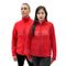 Кофта флисовая на молнии Scorpena Collection красная