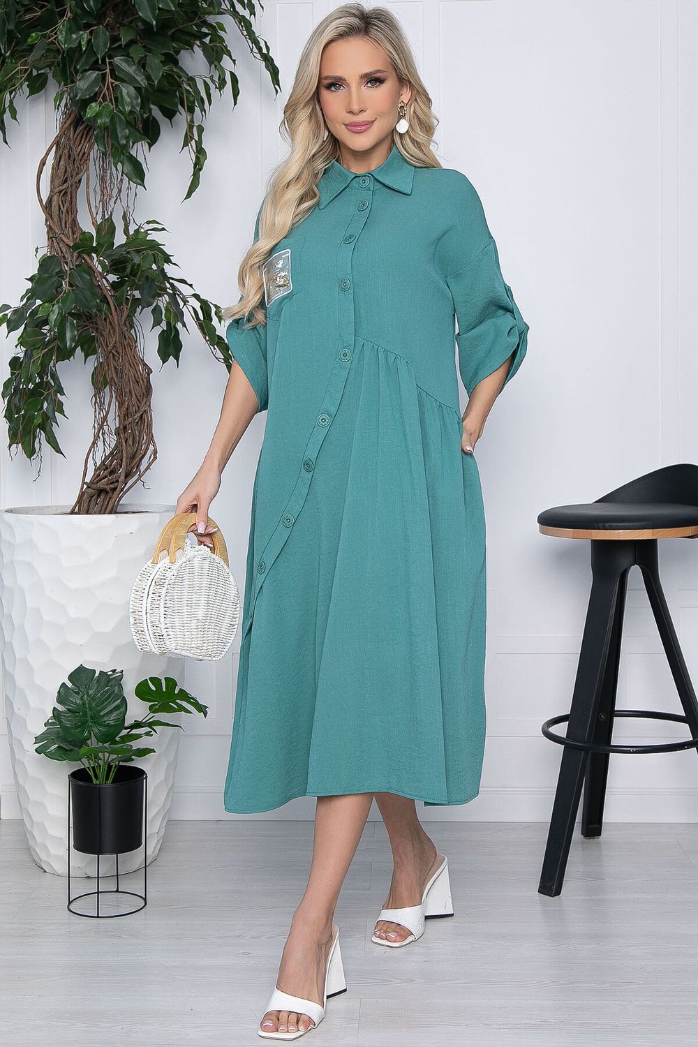 Платье Индира (малахит ХИТ) П10541 LT Collection
