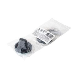 Фиксатор с индикатором занятости APECS WC-0206-INOX/201-BLM черный матовый