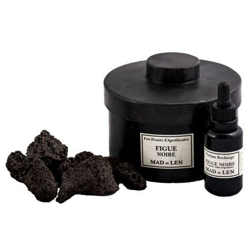 Камни ароматические Figue noire MAD et LEN лавовый камень/black