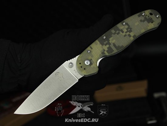 Складной нож Steelclaw Крыса камуфляж c клинком из стали AUS-8, рукоять G10