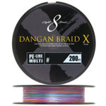Шнур плетеный Major Craft DANGAN BRAID X DBX8-200/1.2MC (мультиколор)