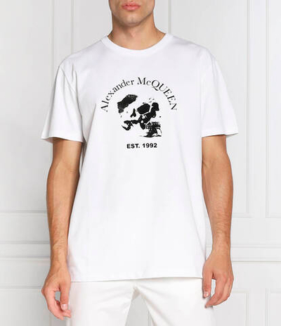 футболка Alexander McQueen - белый(711006 QTZ41)