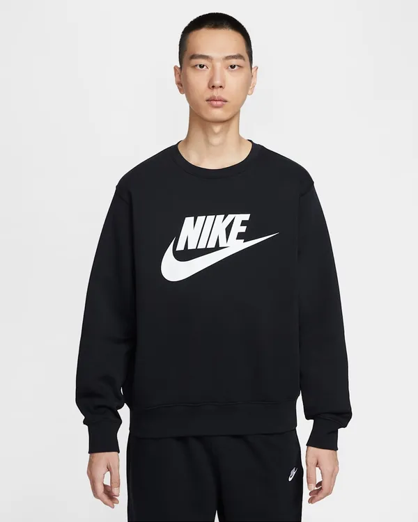 Толстовка мужская NIKE M NK CLUB BB GFX CREW