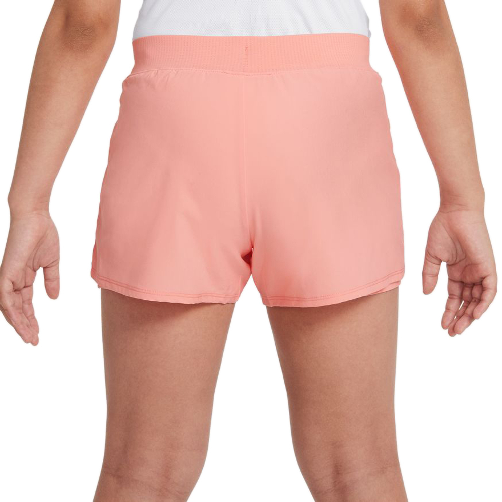 Шорты для девочки теннисные Nike Court Dri-Fit Victory Short G - bleached coral/white