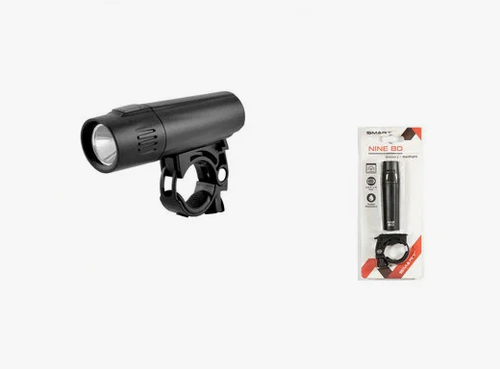 Фара SMART POLARIS передняя, 1 Cree диод 0,5 W, 2 режима, крепеж на руль 22.4-31.8 мм, батарейки в комплекте