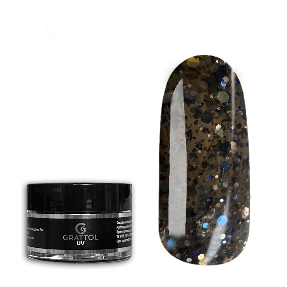 GRATTOL Гель камуфлирующий Camouflage Gel Opal Pluton, 15 мл